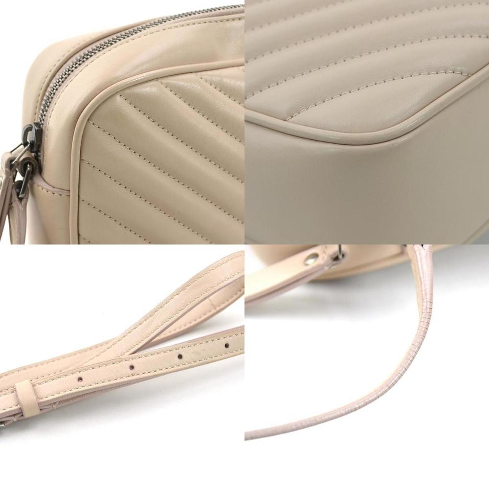 Saint Laurent Lou Beige Leather shoulder - Picture 3 of 5
